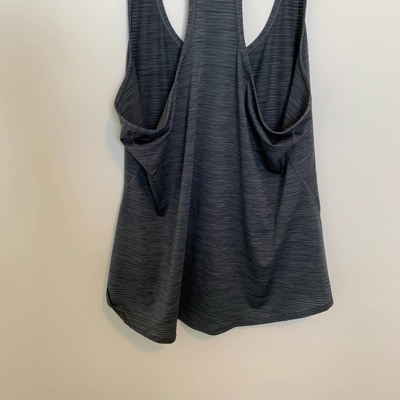 Athleta Womens Racer-back Tank Top Size Large Gray Sleeveless Athletic - Picture 14 of 15